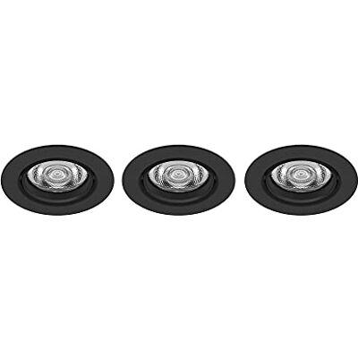 Philips Impala Foco Empotrable Blanco, 6W 2000-2700 Kelvin, 25.000 horas, Regulable, Fuente de Luz Incluida, Paquete de 3 Philips Impala Foco Empotrable Blanco, 6W 2000-2700 Kelvin, 25.000 horas, Regulable, Fuente de Luz Incluida, Paquete de 3