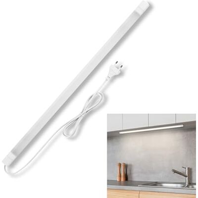 REV V600 Lámpara LED para debajo de muebles (60 cm, 15.000 h, 8 W, 560 lúmenes, 3000 K), color blanco REV V600 Lámpara LED para debajo de muebles (60 cm, 15.000 h, 8 W, 560 lúmenes, 3000 K), color blanco