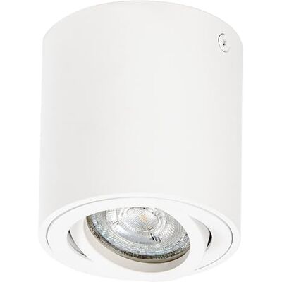 OSRAM Foco redondo de techo Spot Surface, blanco, con casquillo GU10, puede equiparse con una lámpara normal o inteligente, ángulo de haz flexible, protección IP20 OSRAM Foco redondo de techo Spot Surface, blanco, con casquillo GU10, puede equiparse con una lámpara normal o inteligente, ángulo de haz flexible, protección IP20