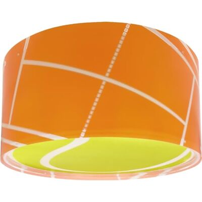 Dalber Lámpara Plafón De Techo Infantil Tenis Deportes, 41756, 2xE27, 15W, Naranja, Plafones Infantiles Dalber Lámpara Plafón De Techo Infantil Tenis Deportes, 41756, 2xE27, 15W, Naranja, Plafones Infantiles