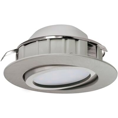 Eglo LED empotrable Pineda, foco LED de plástico, luz empotrable LED Eglo LED empotrable Pineda, foco LED de plástico, luz empotrable LED