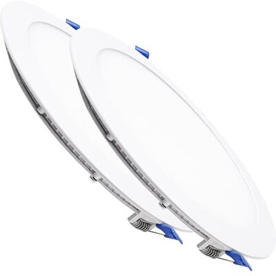 LED ATOMANT 2x Downlight LED Empotrable Corte 200mm 20W CCT 3000-6500K Diametro 220mm, Con Selector de color CCT, 2100 Lumenes, Driver incluido LED ATOMANT 2x Downlight LED Empotrable Corte 200mm 20W CCT 3000-6500K Diametro 220mm, Con Selector de color CCT, 2100 Lumenes, Driver incluido