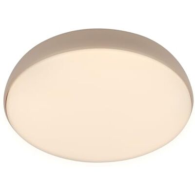 Briloner Lampara techo LED con mando a distancia, regulable, blanco cálido a blanco neutro, plafon techo, lamparas de techo salon, plafones para techo, 35x8,5 cm, beige Briloner Lampara techo LED con mando a distancia, regulable, blanco cálido a blanco neutro, plafon techo, lamparas de techo salon, plafones para techo, 35x8,5 cm, beige