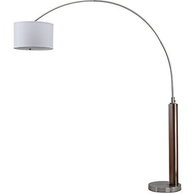 SAFAVIEH Lydia Lámpara de pie de hierro (E27, 13 W, níquel plateado, 182 x 40 x 219,71 cm) SAFAVIEH Lydia Lámpara de pie de hierro (E27, 13 W, níquel plateado, 182 x 40 x 219,71 cm)