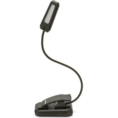 Velamp Lámpara de lectura recargable de 9 LED, ajustable con clip Velamp Lámpara de lectura recargable de 9 LED, ajustable con clip