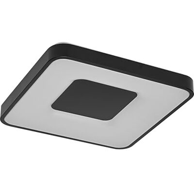 OSRAM Luz de techo LED ORBIS Piana 485mm, 36W, 3000K blanco cálido, Click-DIM, Negra, Metal, IP20 OSRAM Luz de techo LED ORBIS Piana 485mm, 36W, 3000K blanco cálido, Click-DIM, Negra, Metal, IP20