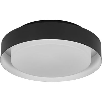 OSRAM Plafón ORBIS MADRID 290mm, negro, casquillo E27, puede equiparse con lámpara smart, diseño moderno, carcasa metálica, apto para interior, redondo, IP20 OSRAM Plafón ORBIS MADRID 290mm, negro, casquillo E27, puede equiparse con lámpara smart, diseño moderno, carcasa metálica, apto para interior, redondo, IP20
