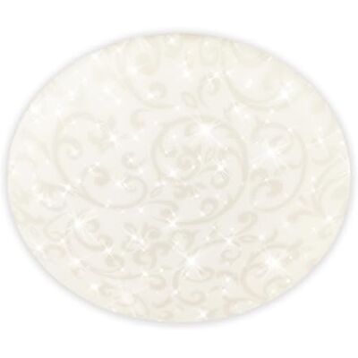 Briloner Lampara techo LED con cielo estrellado, luz blanca neutra, motivo floral, lamparas salon, plafones techo LED, 27,8x6,5 cm, blanco Briloner Lampara techo LED con cielo estrellado, luz blanca neutra, motivo floral, lamparas salon, plafones techo LED, 27,8x6,5 cm, blanco