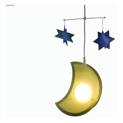 Niermann Standby Lámpara colgante, diseño Luna Penddelleuchte, color amarillo Niermann Standby Lámpara colgante, diseño Luna Penddelleuchte, color amarillo