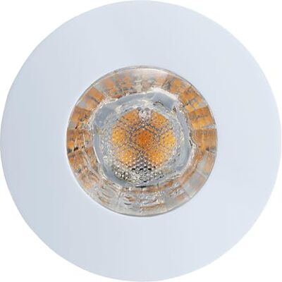 Eglo Foco empotrable Margo, spot de techo exterior, foco de techo, fundición de aluminio en blanco, cristal satinado blanco, luz cálida, Ø 8,4 cm Eglo Foco empotrable Margo, spot de techo exterior, foco de techo, fundición de aluminio en blanco, cristal satinado blanco, luz cálida, Ø 8,4 cm