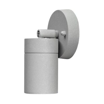 Konstsmide Modena Aplique de Pared inclinable (9 x 8 x 10,5 cm, Bombilla de 35 W, IP44, Aluminio Lacado), Color Gris Konstsmide Modena Aplique de Pared inclinable (9 x 8 x 10,5 cm, Bombilla de 35 W, IP44, Aluminio Lacado), Color Gris