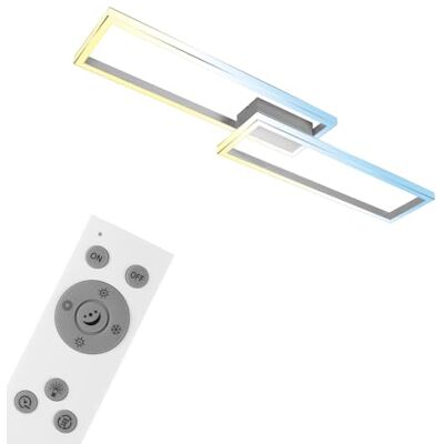 Lámpara de Techo LED Briloner - Cromo - 45W - Regulable Lámpara de Techo LED Briloner - Cromo - 45W - Regulable