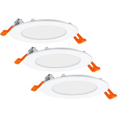 OSRAM kit luminarias empotradas con driver integrado, 3x120mm 3000K blanco plástico, IP20 uso interior, incluye accesorios montaje OSRAM kit luminarias empotradas con driver integrado, 3x120mm 3000K blanco plástico, IP20 uso interior, incluye accesorios montaje