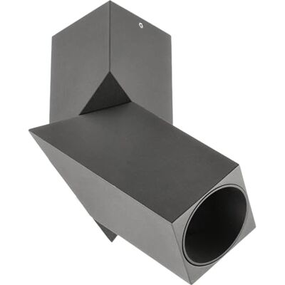 GTV Foco de Techo Orientable VENETO, Lámpara de Superficie Ajustable, Diseño Cuadrado para Bombilla GU10, Máx 20W, 220-240V, 57x152mm, Aluminio Negro GTV Foco de Techo Orientable VENETO, Lámpara de Superficie Ajustable, Diseño Cuadrado para Bombilla GU10, Máx 20W, 220-240V, 57x152mm, Aluminio Negro