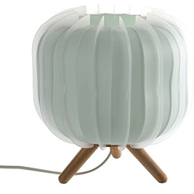 LUSSIOL Lámpara de noche decorativa (polipropileno, 40 W, 21 x 20 cm), color verde LUSSIOL Lámpara de noche decorativa (polipropileno, 40 W, 21 x 20 cm), color verde