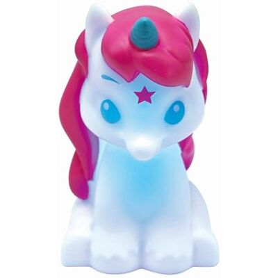 LEXIBOOK , Unicornio Luz Nocturna, Luz nocturna LED de bolsillo para habitación infantil, luz cambiante de color, resplandor suave, funciona con pilas LEXIBOOK , Unicornio Luz Nocturna, Luz nocturna LED de bolsillo para habitación infantil, luz cambiante de color, resplandor suave, funciona con pilas