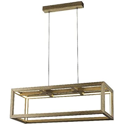 Homemania Lámpara de Suspensión Cubos Ii, Araña Techo, Acrílico, Madera, 87 x 32 x 122 Homemania Lámpara de Suspensión Cubos Ii, Araña Techo, Acrílico, Madera, 87 x 32 x 122