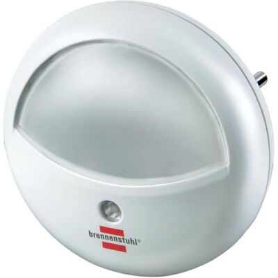 Brennenstuhl LED luz redonda de orientación/nocturna con sensor crepuscular para toma de corriente (luz suave y discreta, con 2 LED) blanco Brennenstuhl LED luz redonda de orientación/nocturna con sensor crepuscular para toma de corriente (luz suave y discreta, con 2 LED) blanco