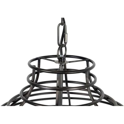 AlexandreHouse LAMPARA TECHO METAL MADERA 46x46x50 CM AlexandreHouse LAMPARA TECHO METAL MADERA 46x46x50 CM
