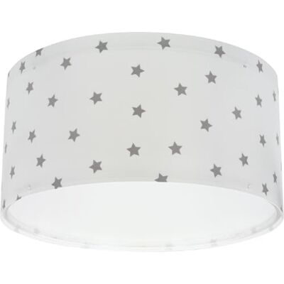 Dalber Lámpara Plafón de Techo Infantil Juvenil Star Light Estrellas Blanco, E27-2 x 15W Dalber Lámpara Plafón de Techo Infantil Juvenil Star Light Estrellas Blanco, E27-2 x 15W