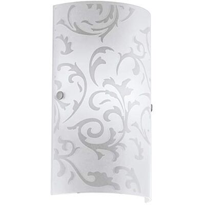 Eglo lámpara de pared, metal, E14, color blanco Eglo lámpara de pared, metal, E14, color blanco