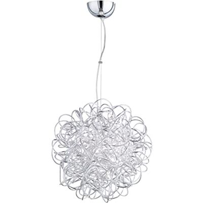 WOFI – Lámpara de techo, aluminio, integrado, 12 W, Plata, 43 x 43 x 150 cm WOFI – Lámpara de techo, aluminio, integrado, 12 W, Plata, 43 x 43 x 150 cm