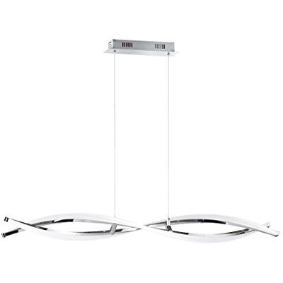 WOFI a, Techo, Metal, 25 watts, integrado, cromo, 100.5 X 15 X 150 cm WOFI a, Techo, Metal, 25 watts, integrado, cromo, 100.5 X 15 X 150 cm