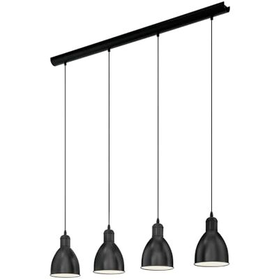 Eglo Lámpara colgante PRIDDY, lámpara de suspensión vintage con 4 bombillas Eglo Lámpara colgante PRIDDY, lámpara de suspensión vintage con 4 bombillas