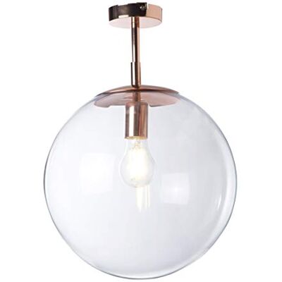 LUSSIOL Lámpara de techo Globus de cobre. LUSSIOL Lámpara de techo Globus de cobre.