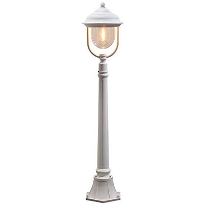 Konstsmide Parma Focos para Clavar en el Suelo (24 x 24 x 118cm, 1 x 75 W, IP43), Color Blanco Mate Konstsmide Parma Focos para Clavar en el Suelo (24 x 24 x 118cm, 1 x 75 W, IP43), Color Blanco Mate