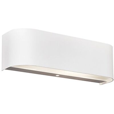 TRIO , Aplique, Adriano incl. 2 x LED,SMD,3,1 Watt,3000K,310 Lm. Vidrio mate, Blanco, Cuerpo: Aluminio pintado, Blanco A:30,0cm, A:6,0cm, P:8,0cm TRIO , Aplique, Adriano incl. 2 x LED,SMD,3,1 Watt,3000K,310 Lm. Vidrio mate, Blanco, Cuerpo: Aluminio pintado, Blanco A:30,0cm, A:6,0cm, P:8,0cm