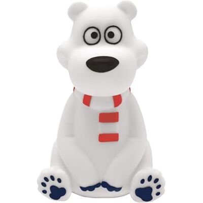 LEXIBOOK , Oso Polar Luz Nocturna, Luz nocturna LED de bolsillo para habitación infantil, luz cambiante de color, resplandor suave, funciona con pilas LEXIBOOK , Oso Polar Luz Nocturna, Luz nocturna LED de bolsillo para habitación infantil, luz cambiante de color, resplandor suave, funciona con pilas