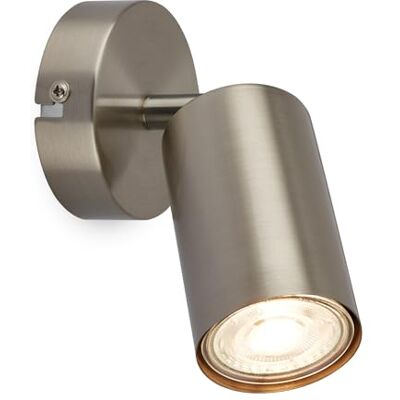 Lámpara de Pared Briloner Níquel Mate GU10 - Foco Interior Lámpara de Pared Briloner Níquel Mate GU10 - Foco Interior