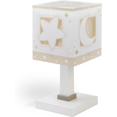 Dalber Lámpara Infantil De Mesa o Mesita Moonlight Beige Luna y Estrellas, , G4-4W LED Bombilla incluida Dalber Lámpara Infantil De Mesa o Mesita Moonlight Beige Luna y Estrellas, , G4-4W LED Bombilla incluida
