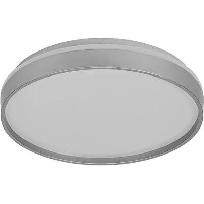 OSRAM ORBIS Gisela luz de techo LED 385mm, 24W, 3000K blanco cálido, Plata, Metal con anillo de plástico, IP20 OSRAM ORBIS Gisela luz de techo LED 385mm, 24W, 3000K blanco cálido, Plata, Metal con anillo de plástico, IP20