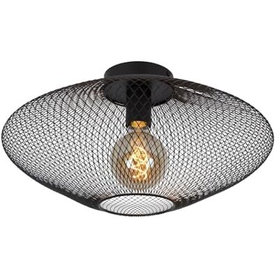 LUCIDE MESH Lámpara de techo Ø 45 cm 1xE27 Negro LUCIDE MESH Lámpara de techo Ø 45 cm 1xE27 Negro