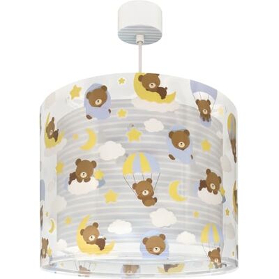 Dalber Lámpara Infantil De Techo Colgante Baby Teddy Ositos Nubes Azul, , E27 Dalber Lámpara Infantil De Techo Colgante Baby Teddy Ositos Nubes Azul, , E27