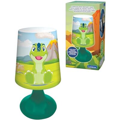 LEXIBOOK , Dinosaurio Lámpara Quitamiedos, Lámpara de mesita inalámbrica, luz nocturna LEXIBOOK , Dinosaurio Lámpara Quitamiedos, Lámpara de mesita inalámbrica, luz nocturna