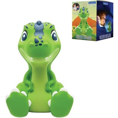 LEXIBOOK , Dinosaurio Luz Nocturna, Luz nocturna LED de bolsillo para habitación infantil, luz cambiante de color, resplandor suave, funciona con pilas LEXIBOOK , Dinosaurio Luz Nocturna, Luz nocturna LED de bolsillo para habitación infantil, luz cambiante de color, resplandor suave, funciona con pilas