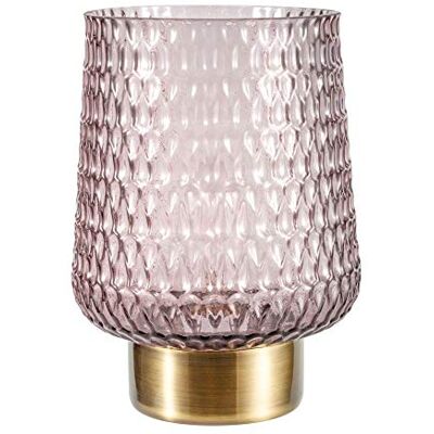 Pauleen luminaria de sobremesa portátil Sparkling Glamour, lámpara de vidrio, sin cable y con pilas, temporizador de 6 h, gris, vidrio/metal Pauleen luminaria de sobremesa portátil Sparkling Glamour, lámpara de vidrio, sin cable y con pilas, temporizador de 6 h, gris, vidrio/metal