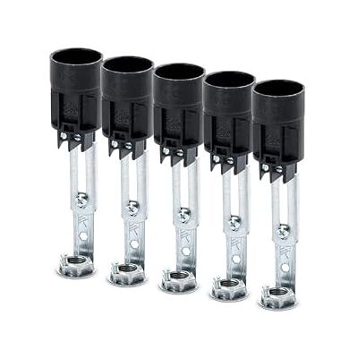 Orion Juego de 5 boquillas de vela (diámetro 24 mm, para lámpara de araña Maria Theresia, longitud ajustable 80-100 mm, compatible con casquillo E14 Orion Juego de 5 boquillas de vela (diámetro 24 mm, para lámpara de araña Maria Theresia, longitud ajustable 80-100 mm, compatible con casquillo E14