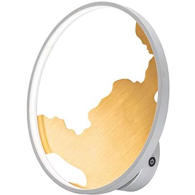 Fischer & Honsel Fischer&Honsel Modesto Aplique de pared (metal, 16 W), color plateado Fischer & Honsel Fischer&Honsel Modesto Aplique de pared (metal, 16 W), color plateado