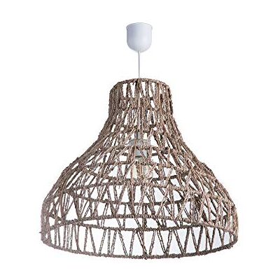 LUSSIOL Lusiel Lámpara de techo Satna, 60 W, blanco, diámetro 49 x altura 42 cm LUSSIOL Lusiel Lámpara de techo Satna, 60 W, blanco, diámetro 49 x altura 42 cm