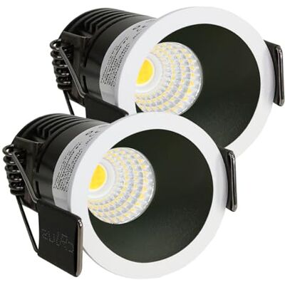 LED ATOMANT 2x Mini Downlight LED Empotrable Corte 37mm 5W CCT 3000-6500K Diametro 40mm, Con Selector de color CCT, 400 Lumenes, Proteccion IP20 LED ATOMANT 2x Mini Downlight LED Empotrable Corte 37mm 5W CCT 3000-6500K Diametro 40mm, Con Selector de color CCT, 400 Lumenes, Proteccion IP20