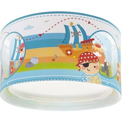 Dalber Lámpara Plafón De Techo Infantil Isla Pirata, Plafones Infantiles, E27-2 x 15W, Dalber Lámpara Plafón De Techo Infantil Isla Pirata, Plafones Infantiles, E27-2 x 15W,