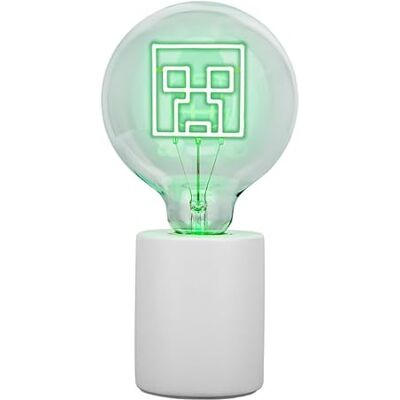 Lámpara LED Neón Minecraft Creeper de Paladone - Luz Decorativa Lámpara LED Neón Minecraft Creeper de Paladone - Luz Decorativa