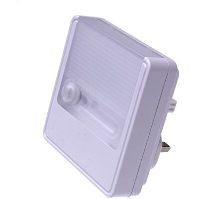 Ansmann – Luz de noche, diseño redondo con enchufe, brillo suave para dormitorio, armario, pasillo, tienda, garaje o cobertizo, plástico, Blanco, 1 pack Ansmann – Luz de noche, diseño redondo con enchufe, brillo suave para dormitorio, armario, pasillo, tienda, garaje o cobertizo, plástico, Blanco, 1 pack