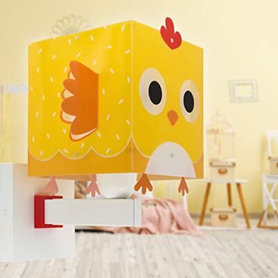 Dalber Lámpara aplique de pared infantil Gallina pollito animales granja, , E27 Dalber Lámpara aplique de pared infantil Gallina pollito animales granja, , E27