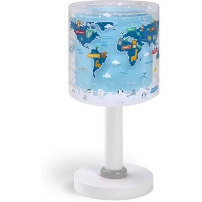 Dalber Lámpara Infantil De Mesa, Mesita y Luz Quitamiedos Kids World Mapa Mundo Planeta Tierra, , G4-4W LED Bombilla incluida Dalber Lámpara Infantil De Mesa, Mesita y Luz Quitamiedos Kids World Mapa Mundo Planeta Tierra, , G4-4W LED Bombilla incluida