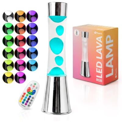 Fisura – Lámpara de lava LED RGB con mando. 17 colores. Lámpara original. Fisura – Lámpara de lava LED RGB con mando. 17 colores. Lámpara original.